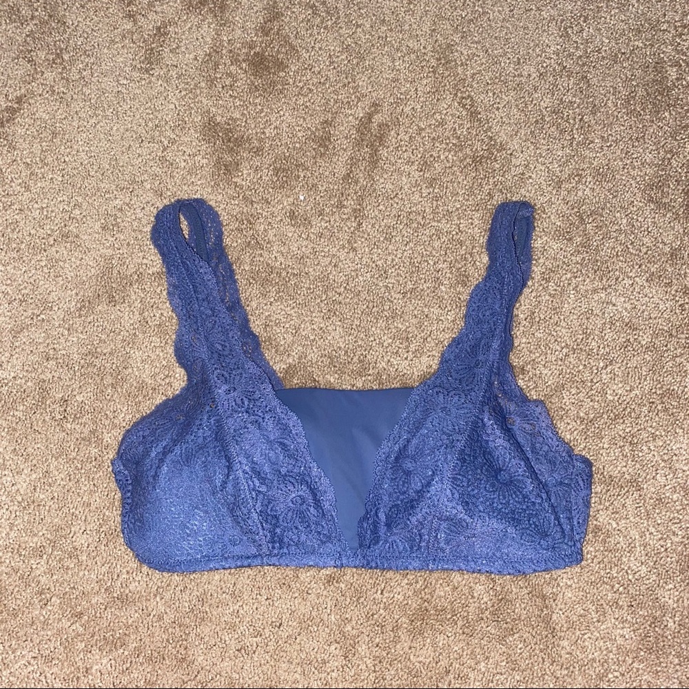 Aerie Blue Lace Bralette